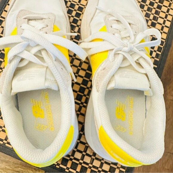 New Balance 237 Casual Women's Sneakers Shoes White Yellow size 8 - Picture 6 of 9